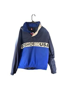 DC Shoes USA Blue Colorblock Pullover Hooded Jacket XL NWT